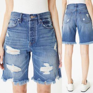 KanCan Easton Ultra High Rise 90's Boyfriend Short